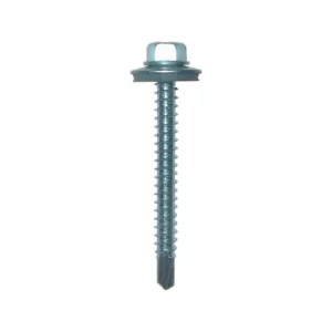5.5 x 25mm Self Drilling Tek Screw For Light Section Steel With 16mm Bonded Washer Pack of 100