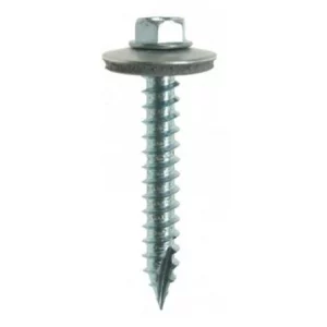 6.3mm x 45mm Self Drilling Tek Screws Sheet to Timber with 16mm Bonded Washer Pack of 100